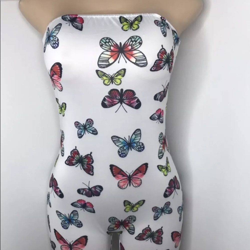 Summer Women Off-Shoulder Short Jumpsuit White
